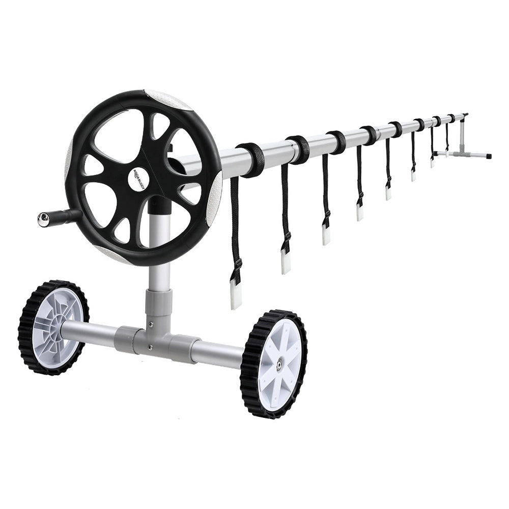 Aqua Buddy Pool Cover Roller 6.55m Adjustable Swimming Pool Solar Blanket Reel-6