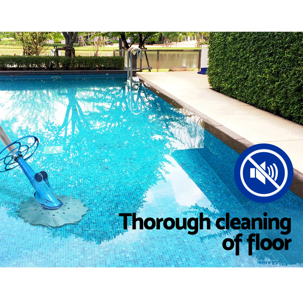 Aquabuddy Pool Cleaner Automatic Vacuum Floor Swimming Climb Wall Inground 10M-5