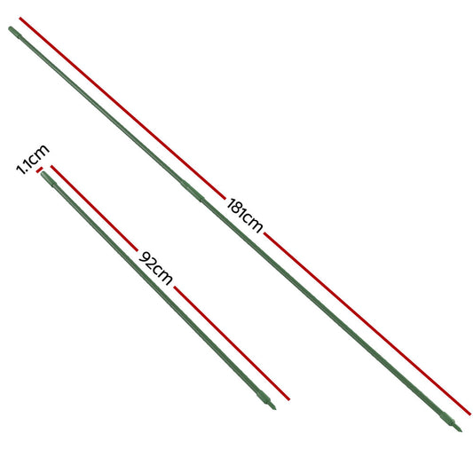 Green Fingers Garden Stakes Metal Plant Support 24pcs 92x1.1CM-1