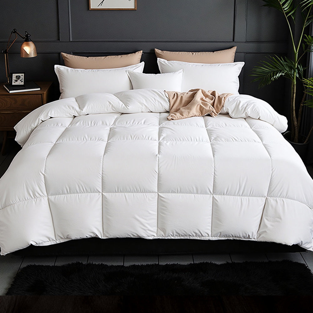 Giselle Bedding 800GSM Goose Down Feather Quilt Winter Blanket Duvet Comforter Single-6