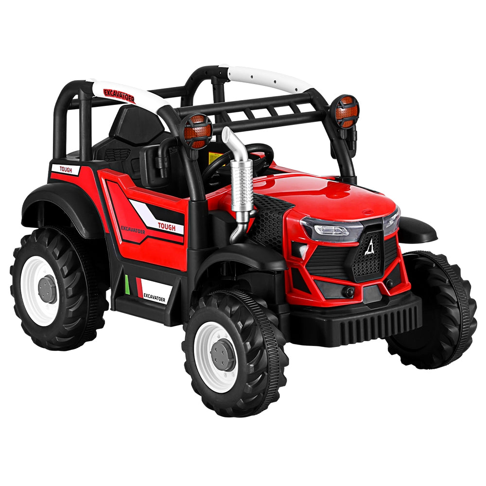 Rigo Kids Electric Ride On Car Off Road Jeep Remote 12V Red-6