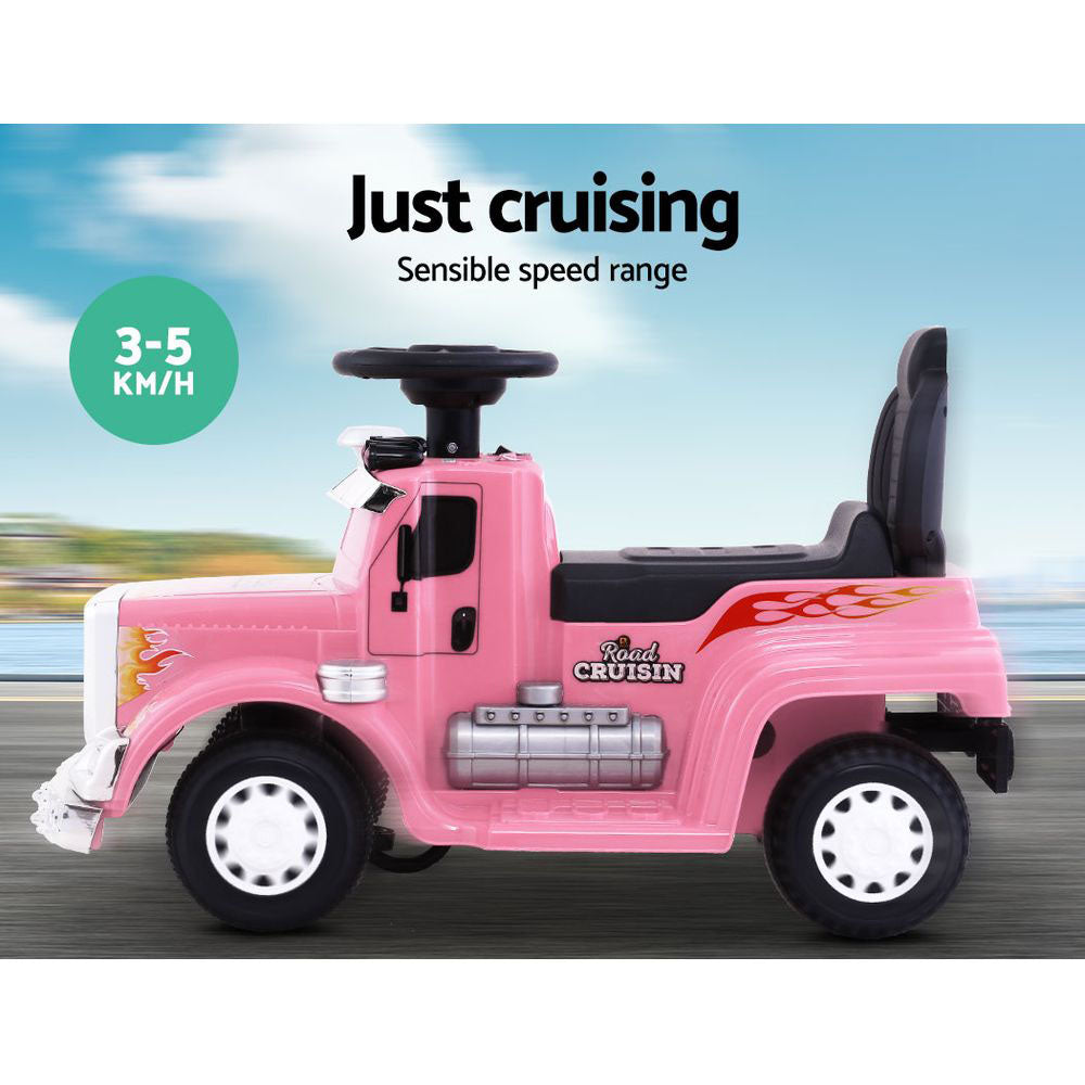 Rigo Kids Electric Ride On Car Truck Motorcycle Motorbike Toy Cars 6V Pink-9