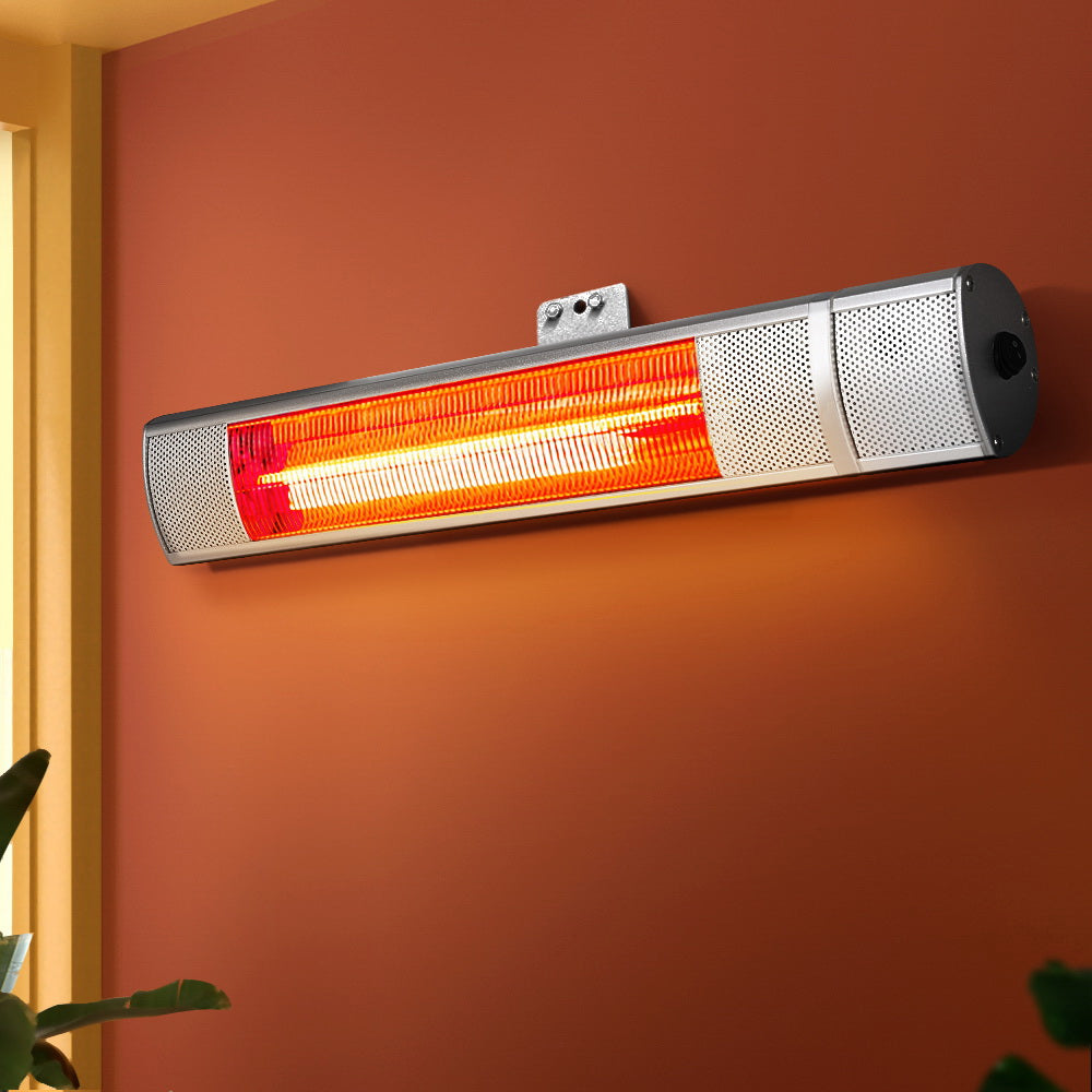 Devanti Electric Strip Heater Infrared Radiant Heaters 2000W-6