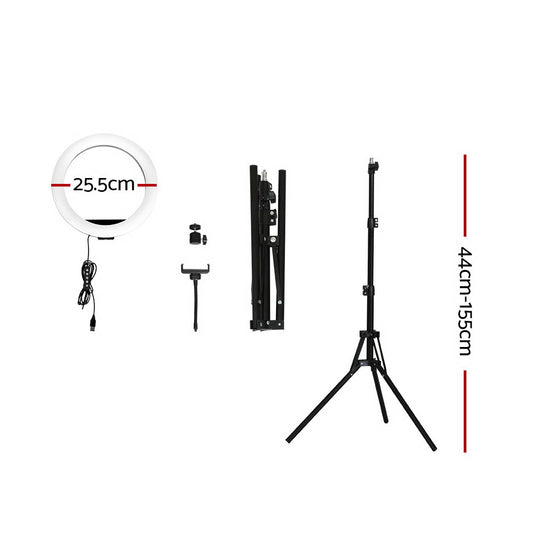Embellir Ring Light 10" Tripod Stand-1
