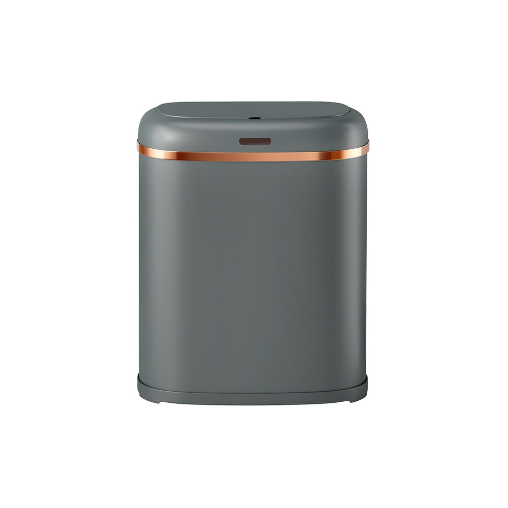 Devanti 38L Motion Sensor Bin Rubbish Automatic Grey-6