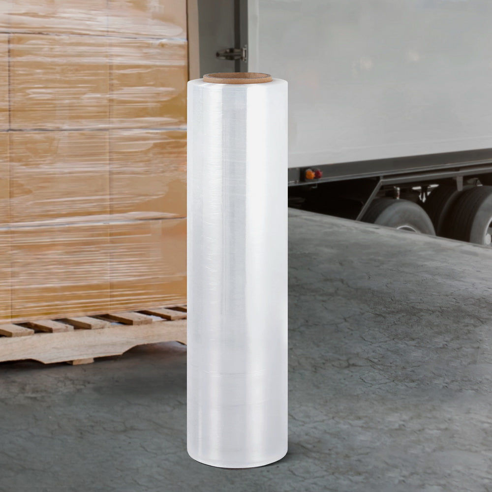 500mm x 400m Stretch Film Pallet Shrink Wrap 1 Roll Package Use Plastic Clear-6