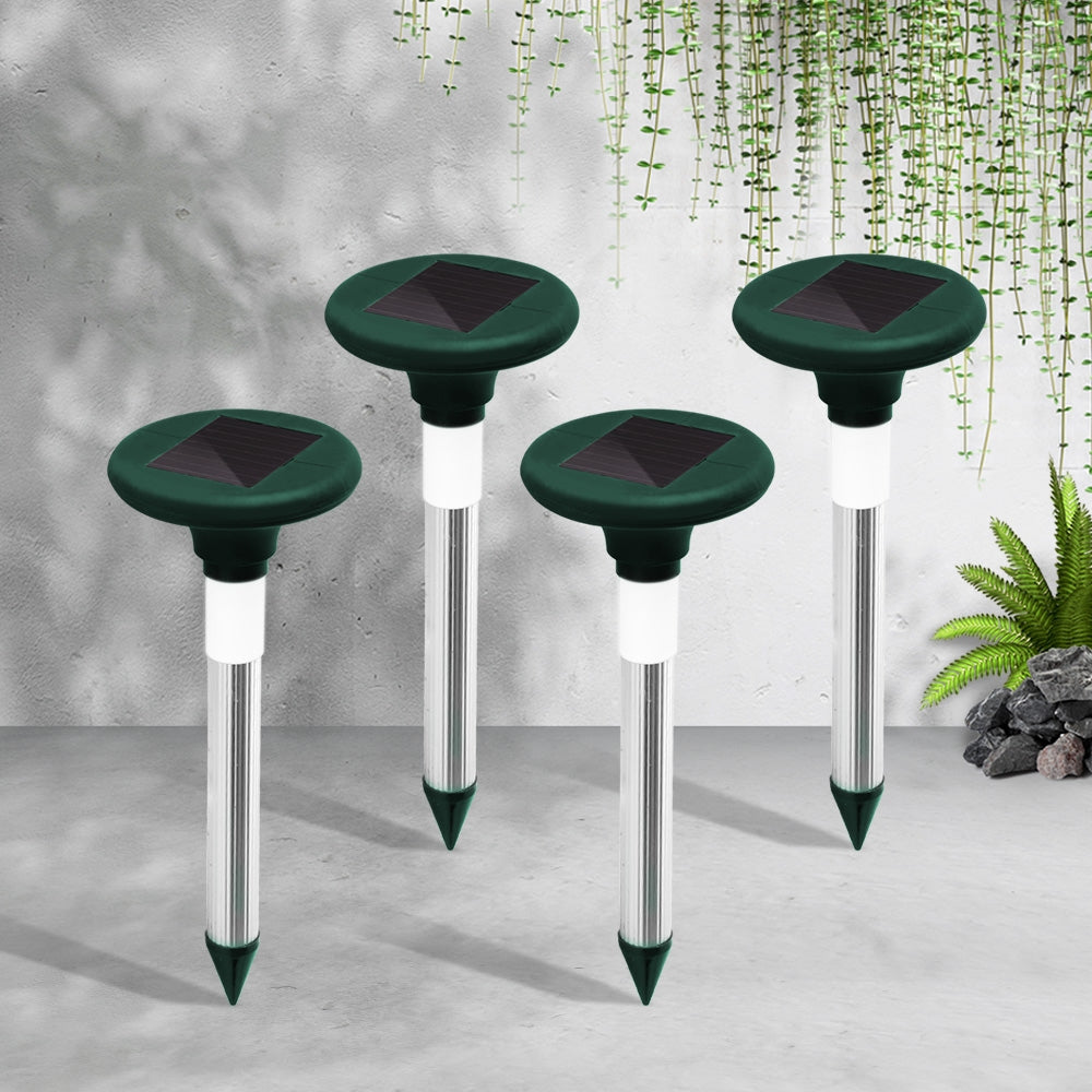 Gardeon 4X Solar LED Snake Repeller Pulse Plus Ultrasonic Pest Rodent Repellent-7