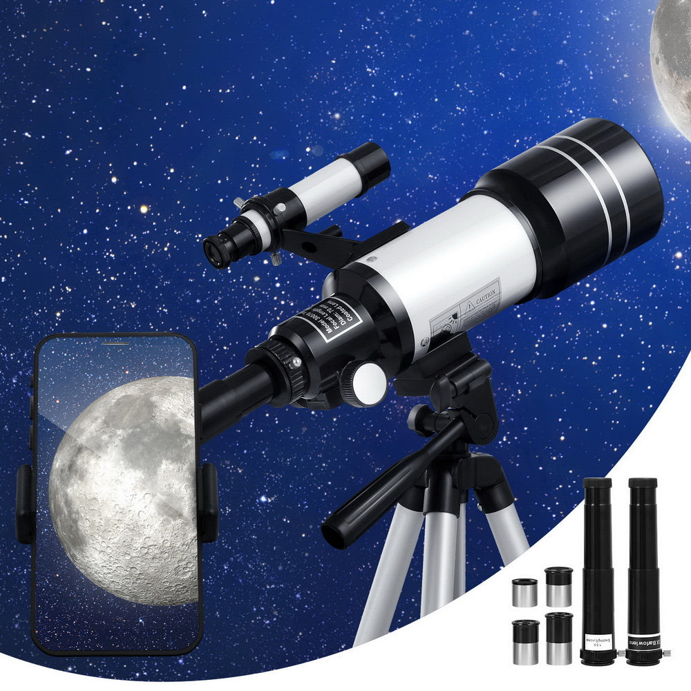 Portable 150X HD Astronomy Telescope with Tripod Optical Outdoor for Kids Adults-6