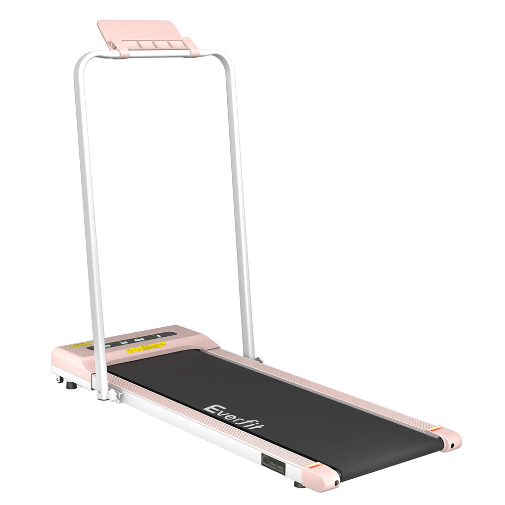 Everfit Treadmill Electric Walking Pad Under Desk Home Gym Fitness 380mm Pink-6