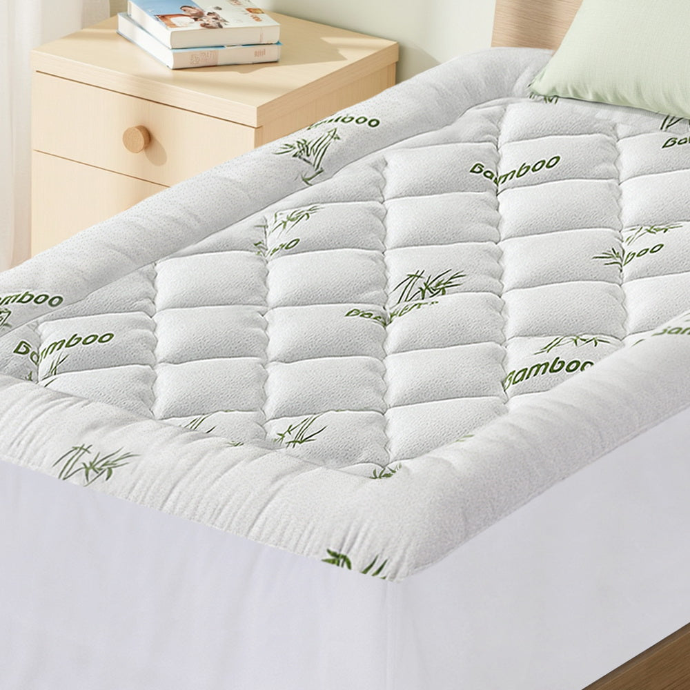 Giselle Mattress Topper 5cm Pillowtop toppers Bamboo King Single-6