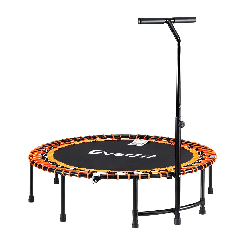 Everfit 48inch Fitness Foldable Trampoline Jumping Rebounder Home Gym Handrail-6