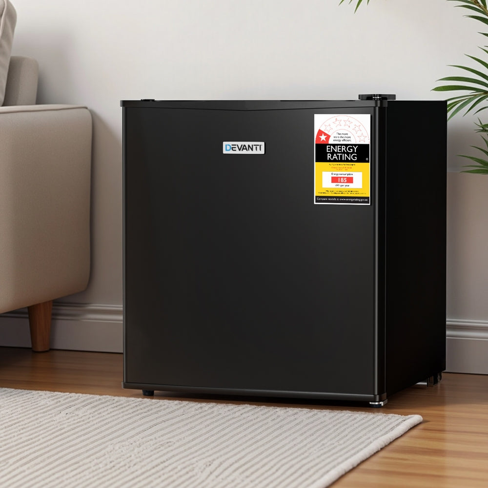 Devanti 31L Small Upright Freezer Vertical Freezer Black-6