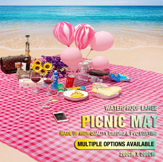 Large Waterproof Thickened Moisture-Proof Outdoor Camping Picnic Mat (Yellow)