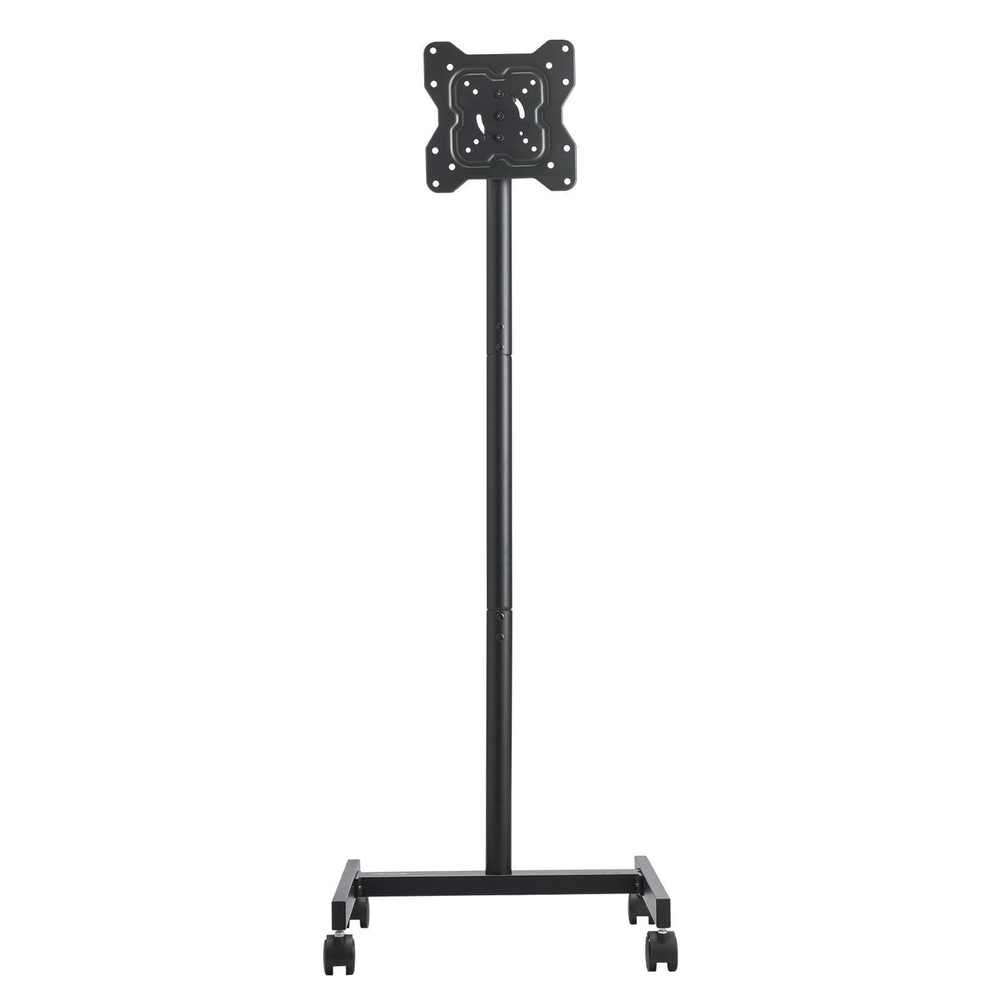 Rolling TV Stand, Mobile TV Cart for 17-55 Inch Screens, Portrait to Landscape, Portable TV Stand with Wheels Holds up to 20 kg for Living Room, Bedroom, Office, Outdoor, Max VESA 200x200mm