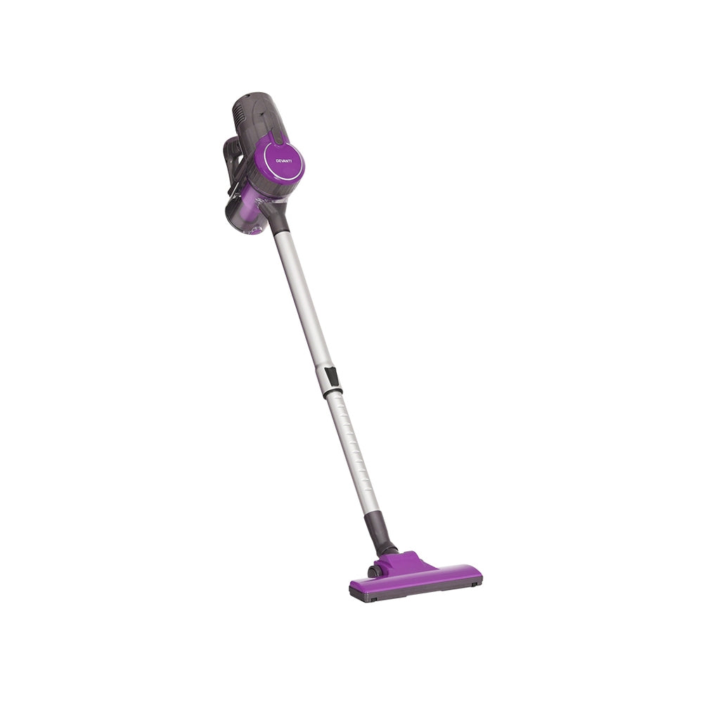 Devanti Stick Vacuum Cleaner Bagless Corded 500W Purple-6