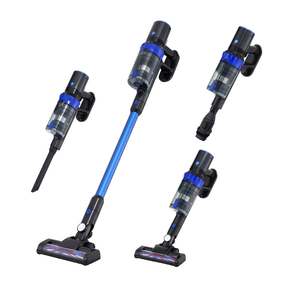 Devanti Stick Vacuum Cleaner Brushless Cordless 350W Blue-7