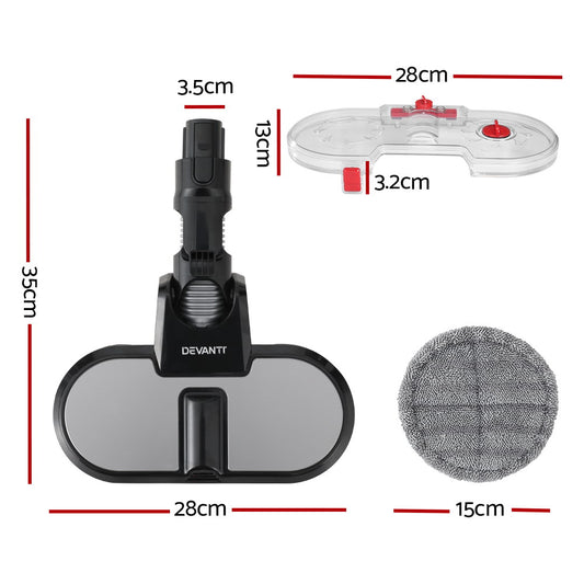 Devanti Stick Vacuum Cleaner Electric Mop Head-1