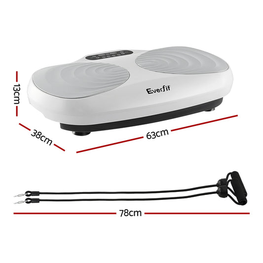 Everfit Vibration Machine Vertical Rhythm Platform Resistance Rope Home Workout-1
