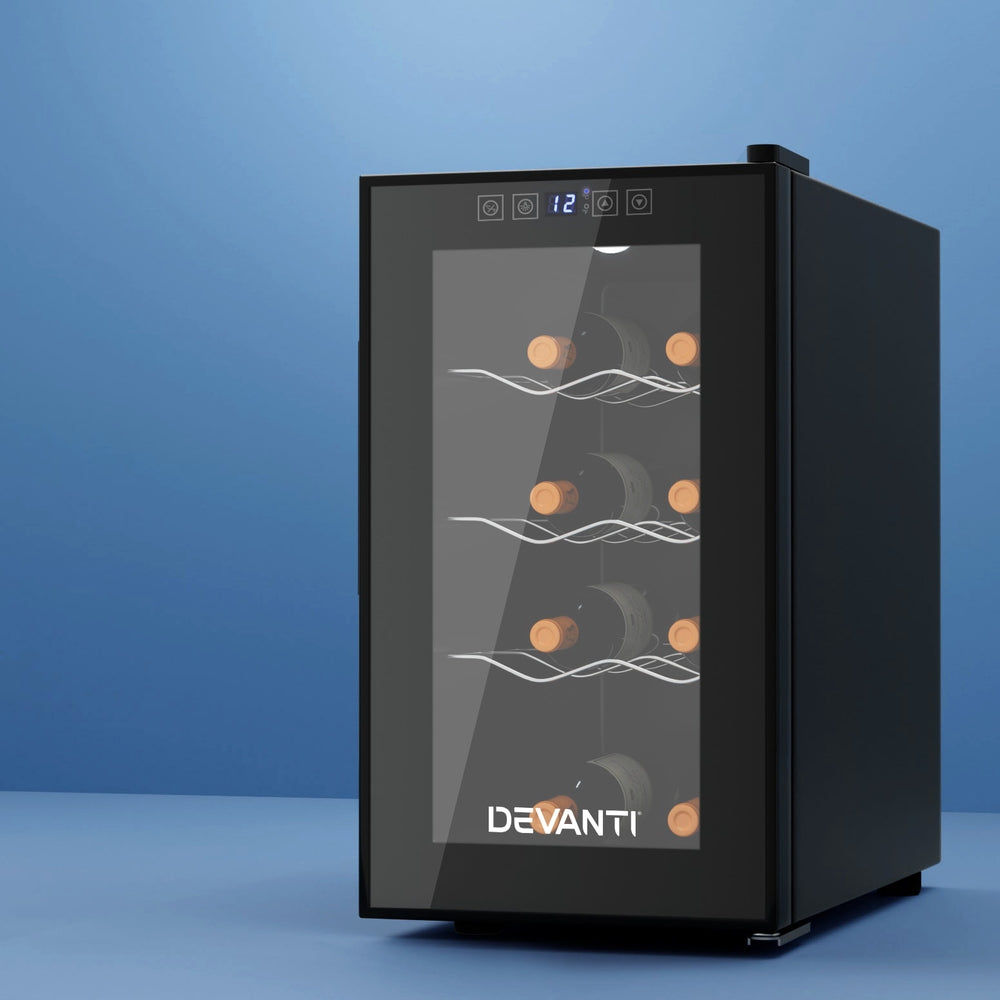 Devanti Wine Fridge Cooler 8 Bottles-6