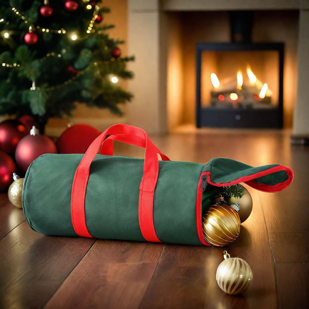 Jingle Jollys Christmas Baubles Storage Bag Xmas Ornaments Bag Container Green-6