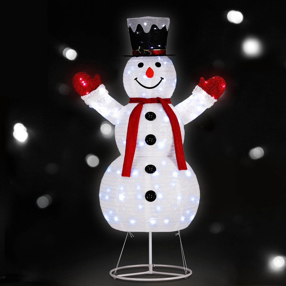 1.7M Christmas Lights 200 LED Fairy Light Snowman Decorations Jingle Jollys-6