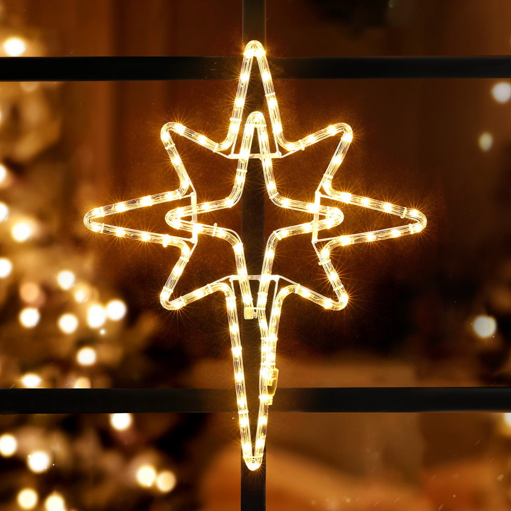 Jingle Jollys Christmas Lights 57cm Bethlehem Star 90 LED Xmas Decorations Motif-6