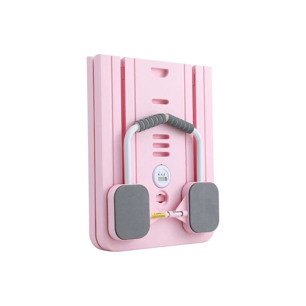 Everfit Pilates Reformer Abdominal Exercise Board Push Up Set Fitness Pink-2