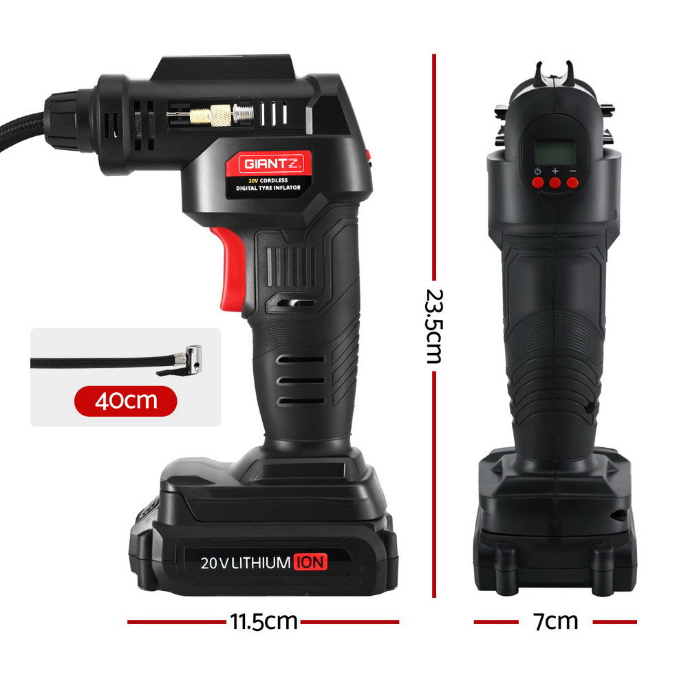 Giantz 20V Air Compressor 120PSI Electric Portable Air Inflator LED Light-1
