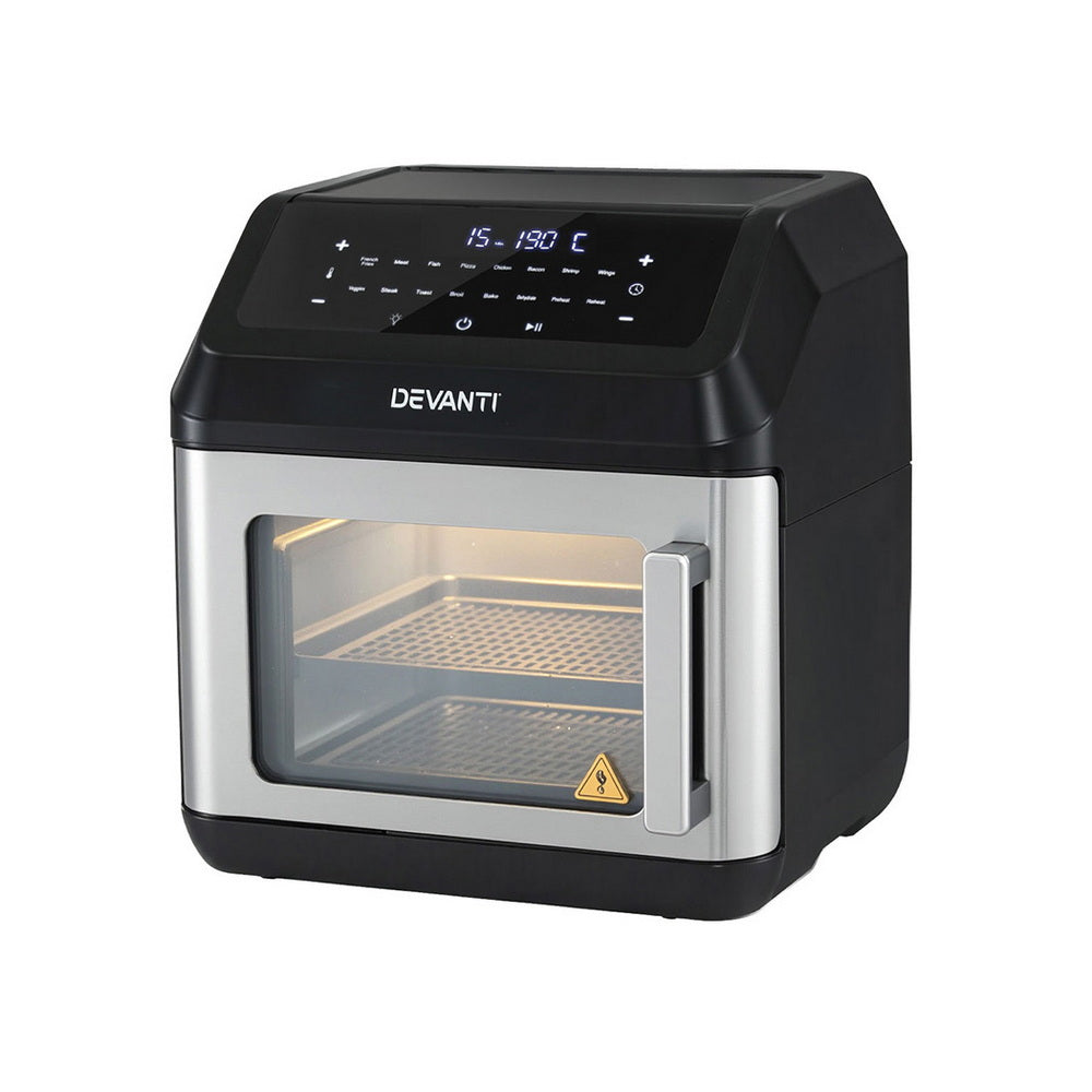 Devanti Air Fryer 13L LCD Fryers Oven-0