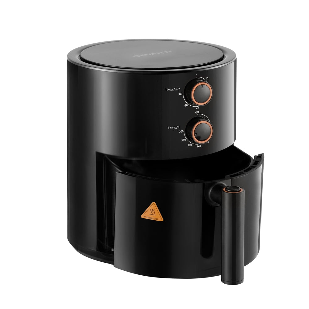 Devanti 4L Air Fryer Knob Control 1500W-2