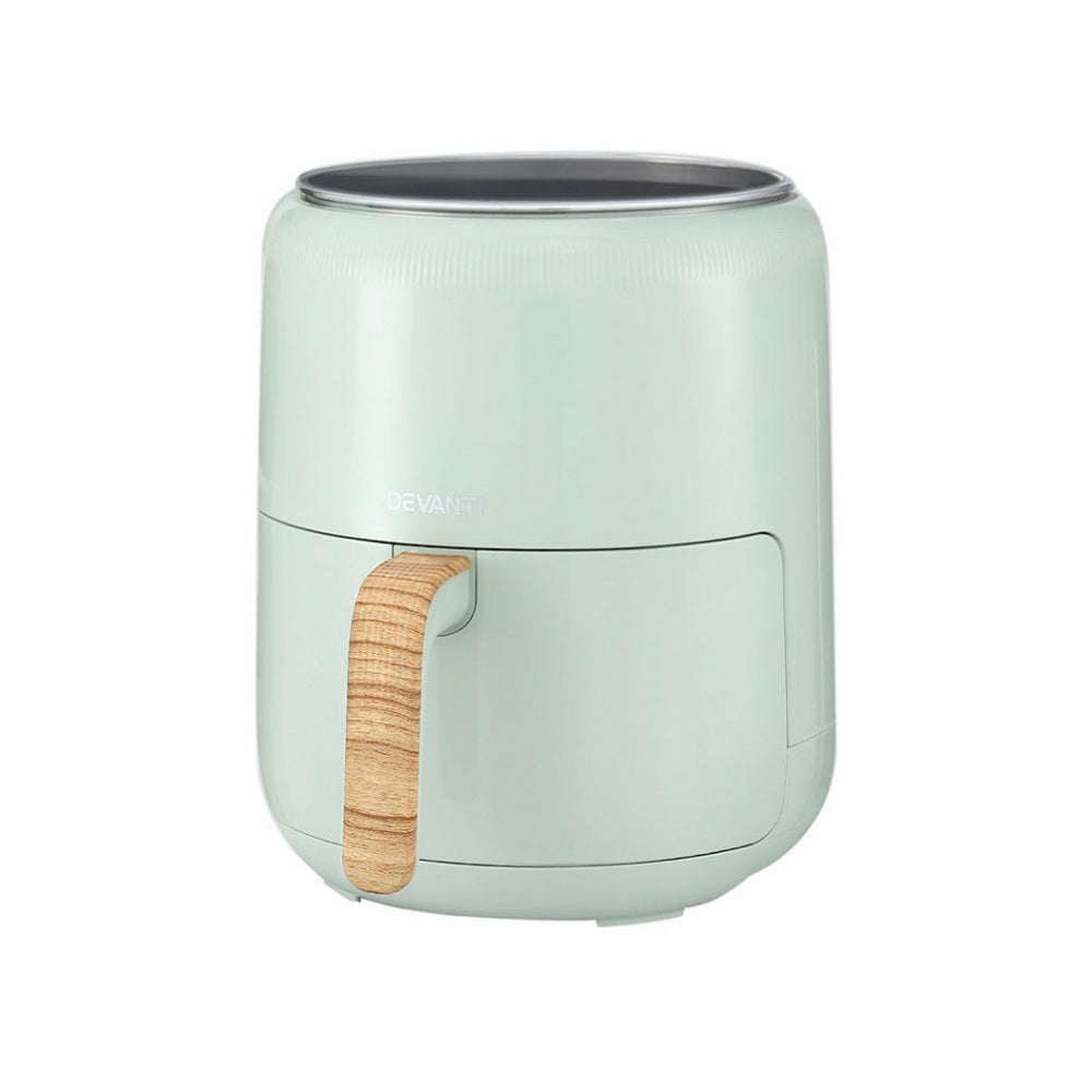 Devanti 5L Air Fryer Touch Control 1700W Green-0