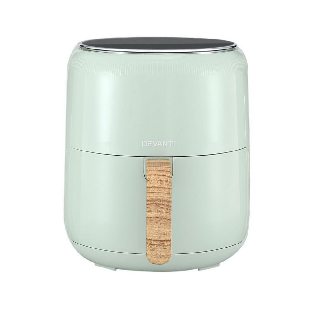 Devanti 5L Air Fryer Touch Control 1700W Green-2