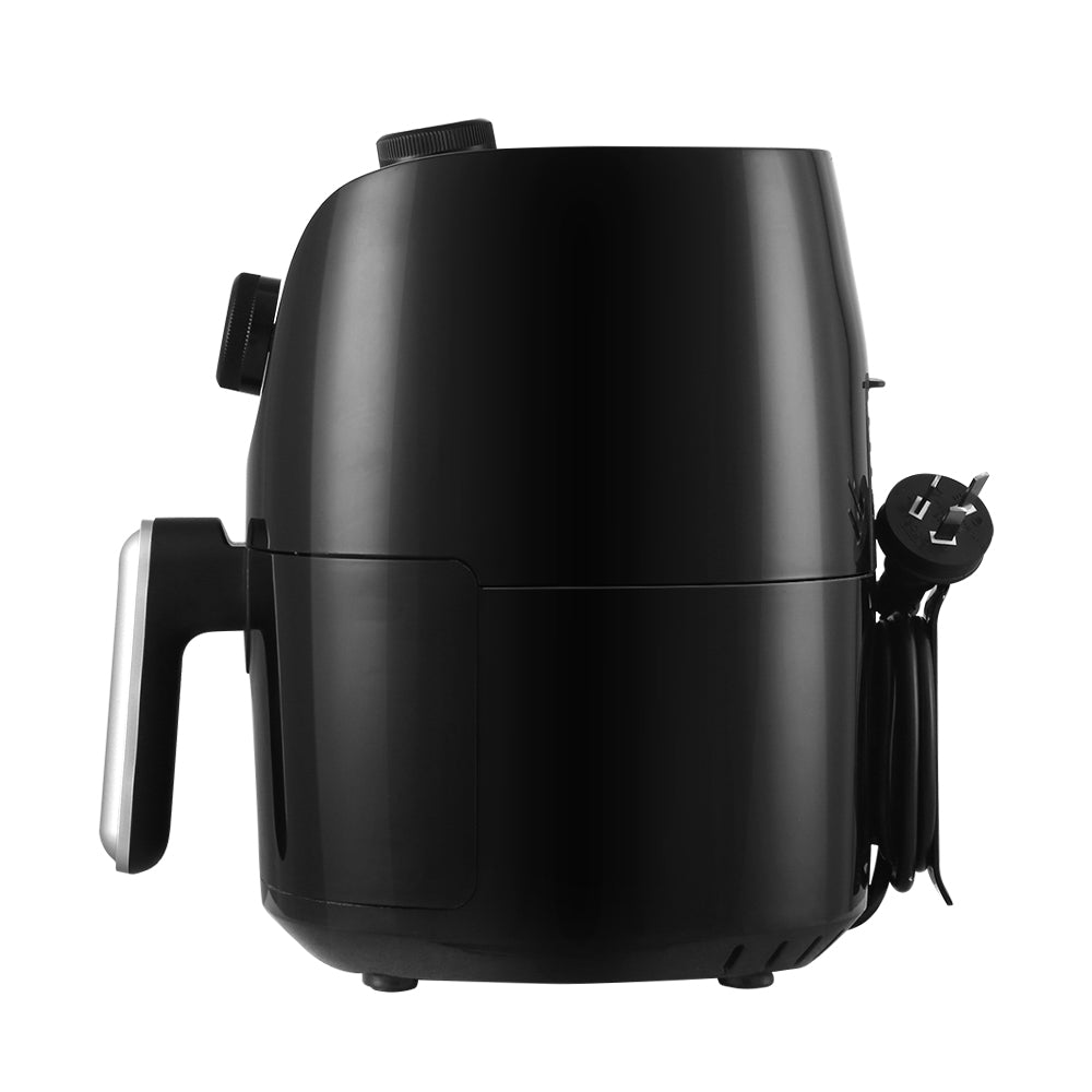 Devanti Air Fryer 2.5L Knob Fryers-3