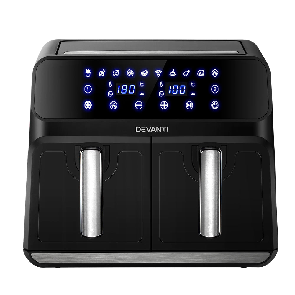 Devanti Air Fryer 8L Dual Zone Fryers-2