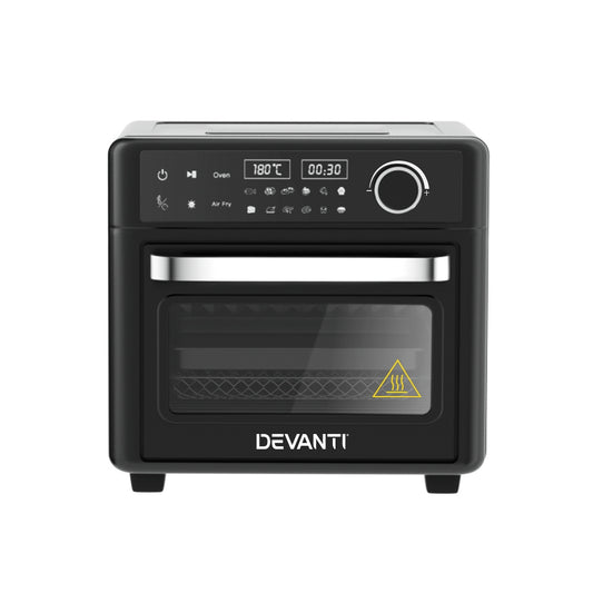 Devanti Air Fryer 15L LCD Fryers Oven-0