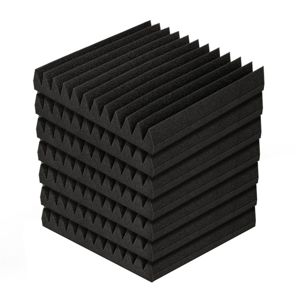 Alpha Acoustic Foam 60pcs 30x30x5cm Sound Absorption Proofing Panel Studio Wedge-0