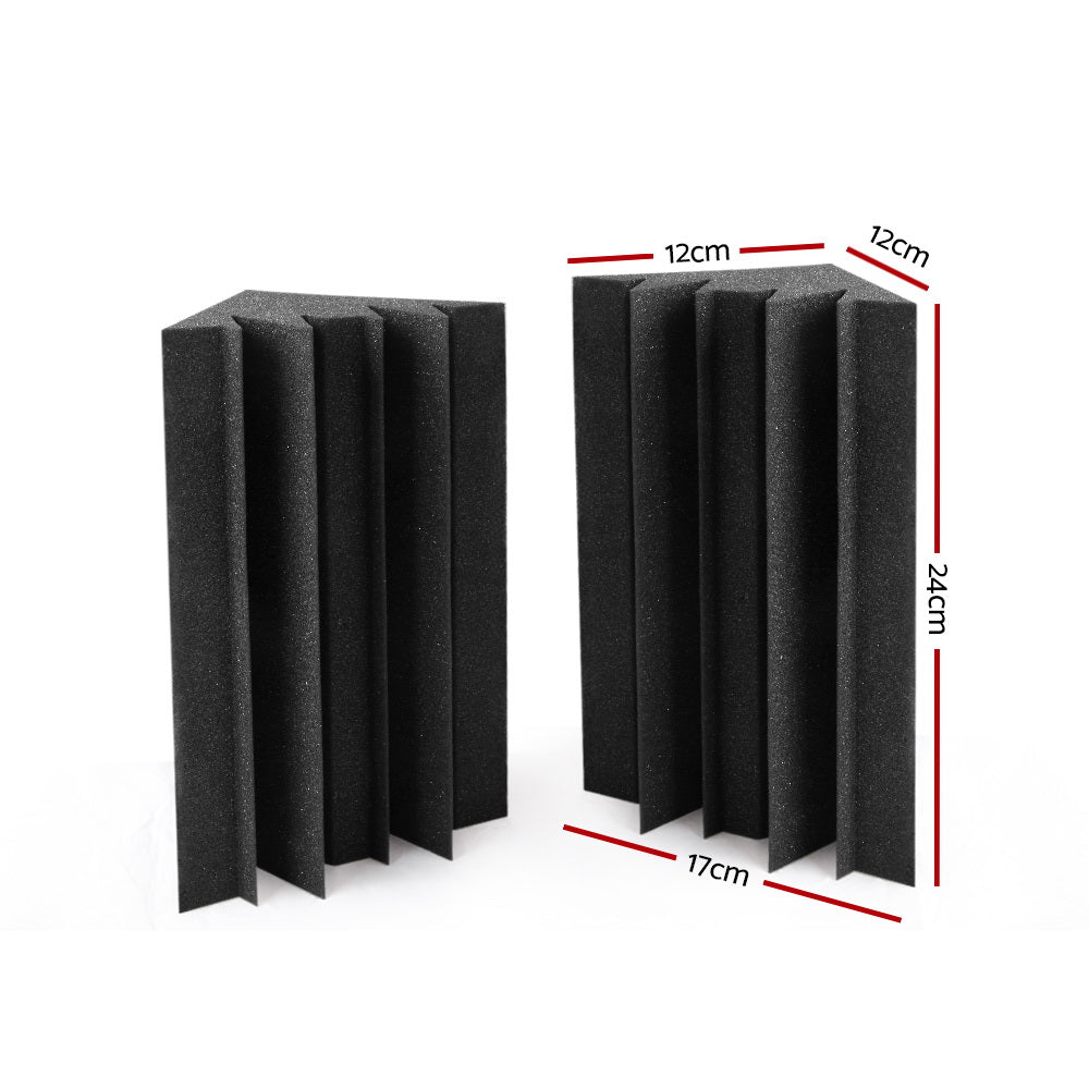 Alpha Acoustic Foam 20pcs Corner Bass Trap Sound Absorption Proofing Treatment-1