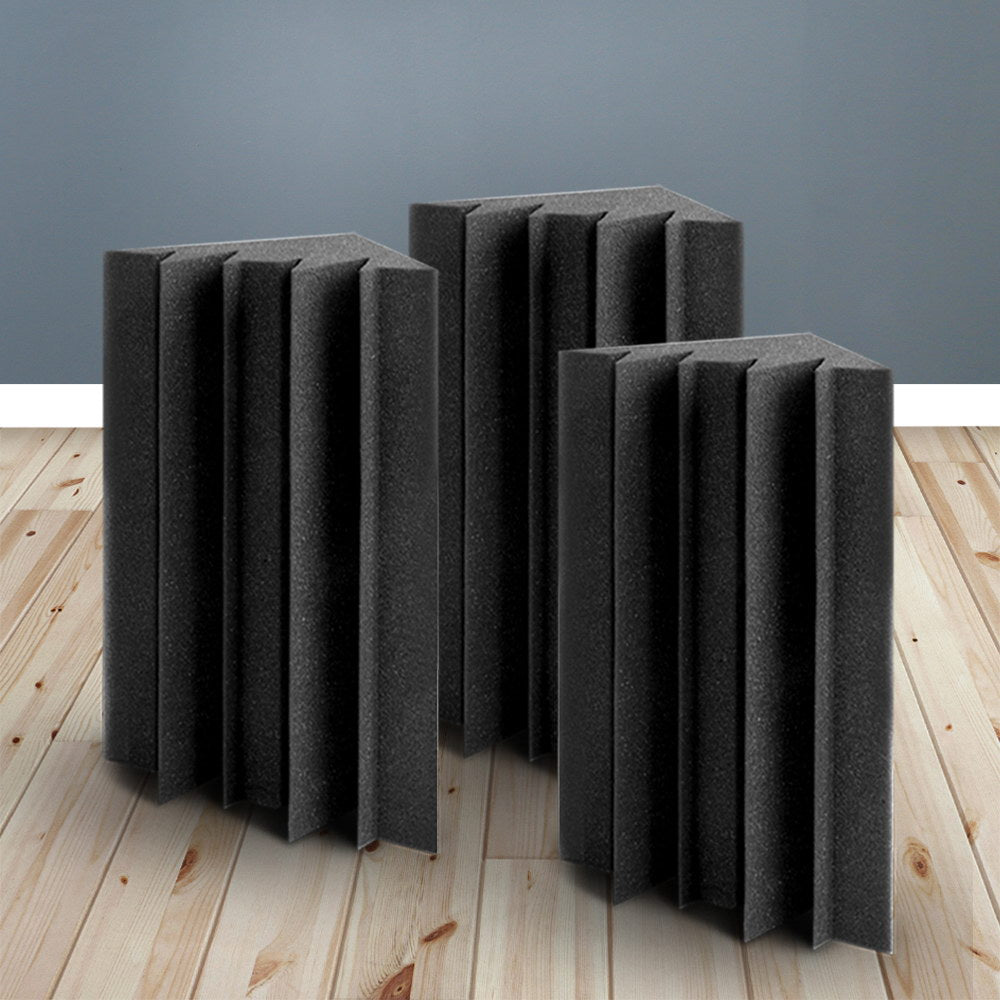 Alpha Acoustic Foam 20pcs Corner Bass Trap Sound Absorption Proofing Treatment-6