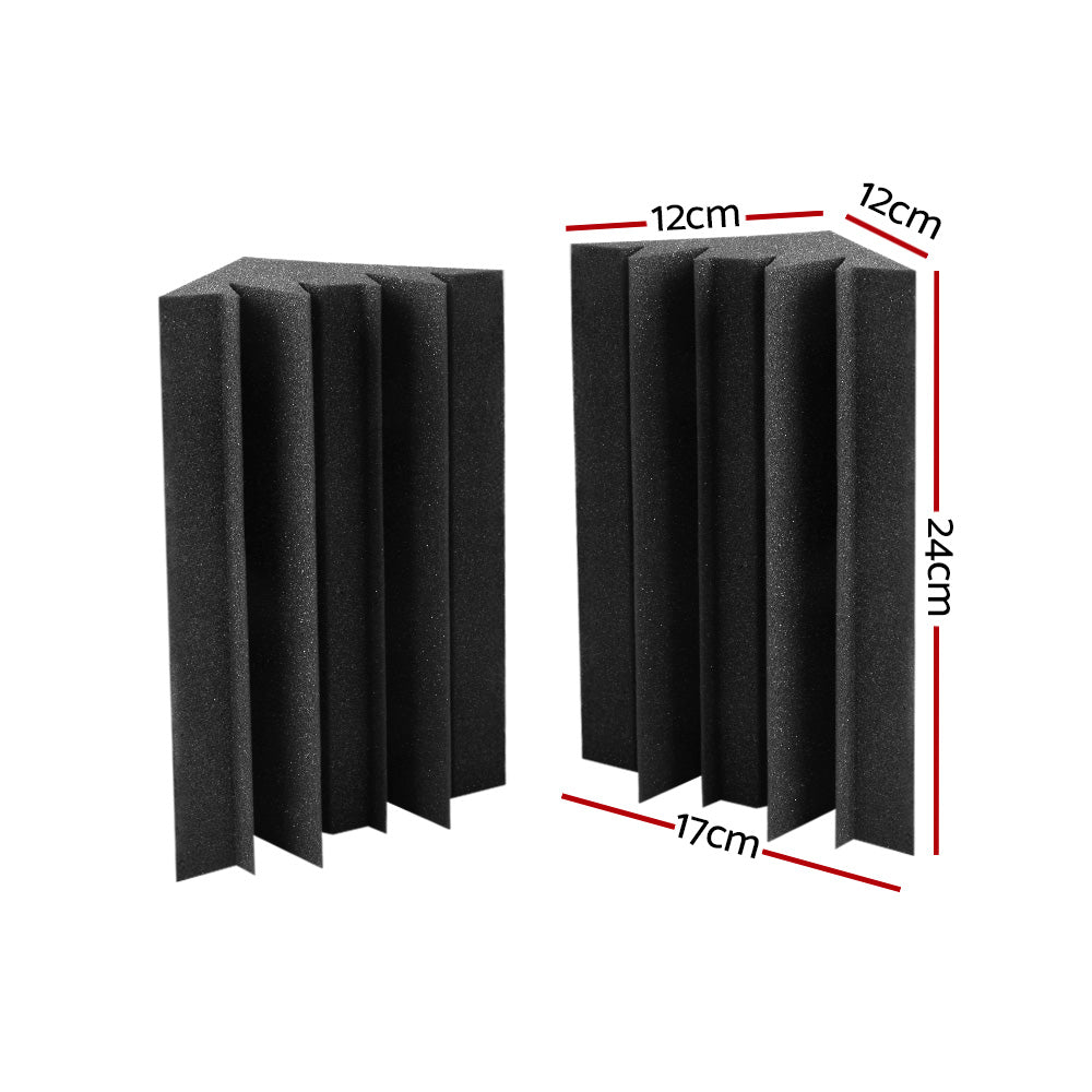 Alpha Acoustic Foam 40pcs Corner Bass Trap Sound Absorption Proofing Treatment-1