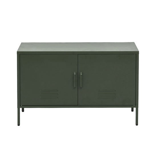 Artiss Buffet Sideboard Metal Cabinet - BASE Green-0