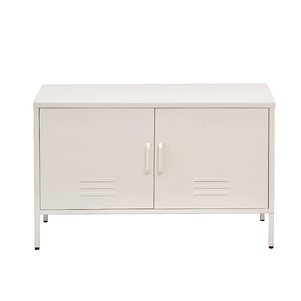 Artiss Buffet Sideboard Metal Cabinet - BASE White-0