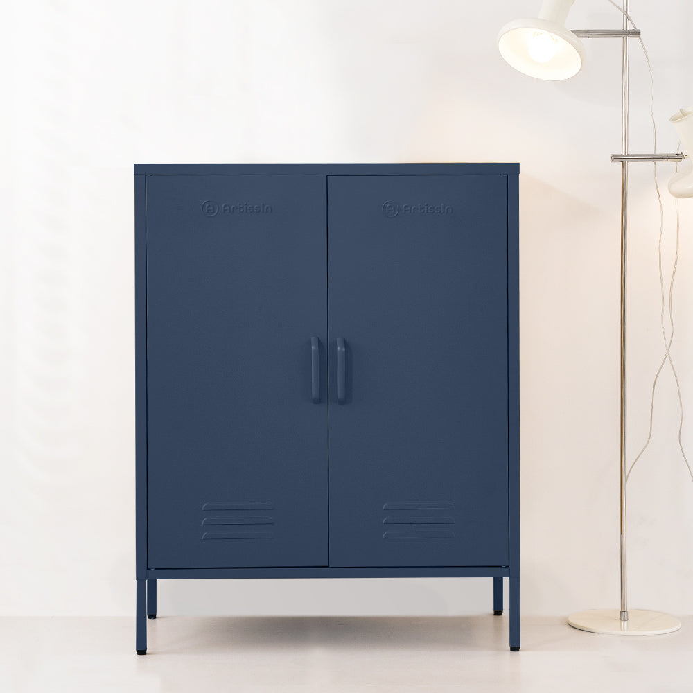 ArtissIn Buffet Sideboard Metal Cabinet - SWEETHEART Blue-7