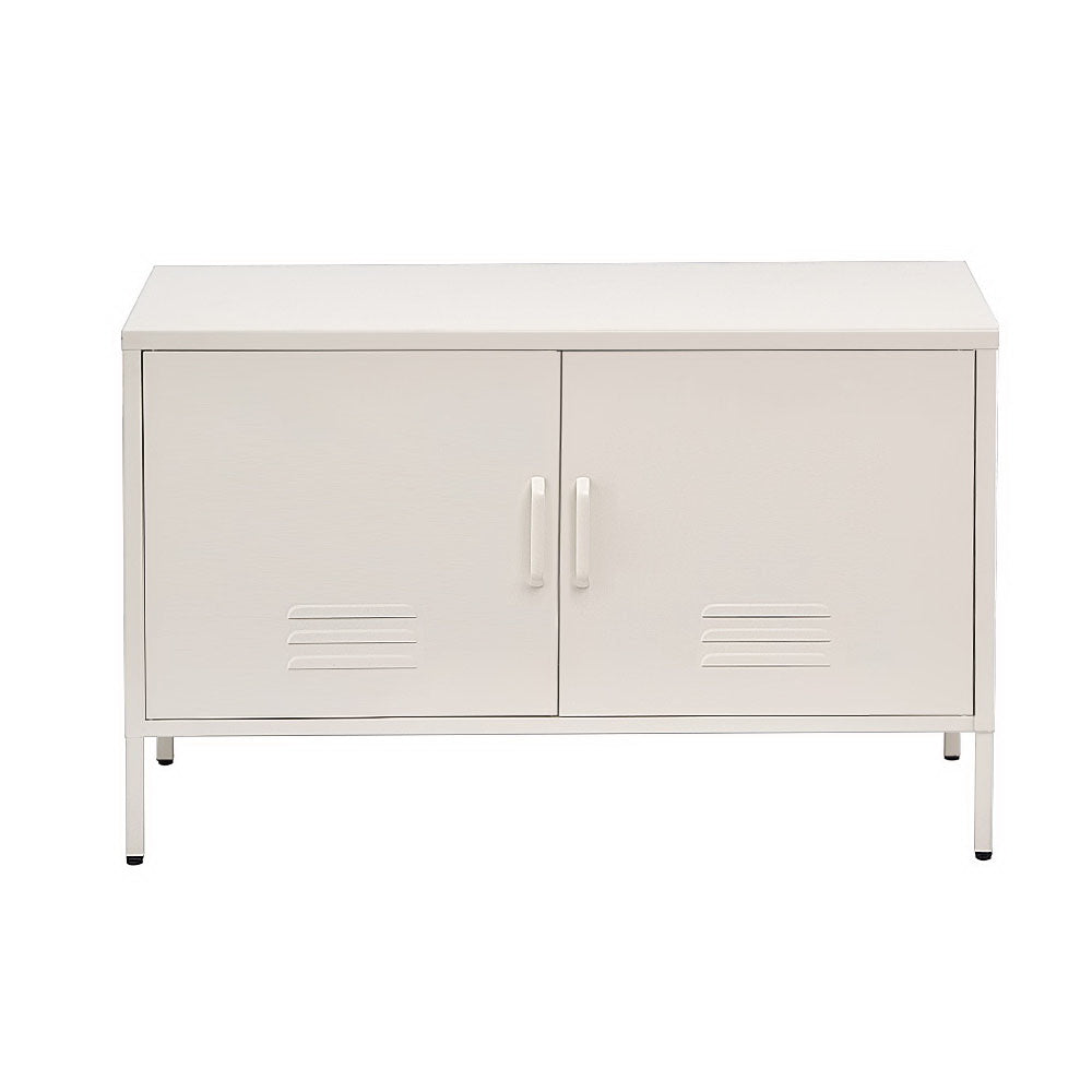 Artiss Buffet Sideboard Metal Cabinet - SWEETHEART White-0