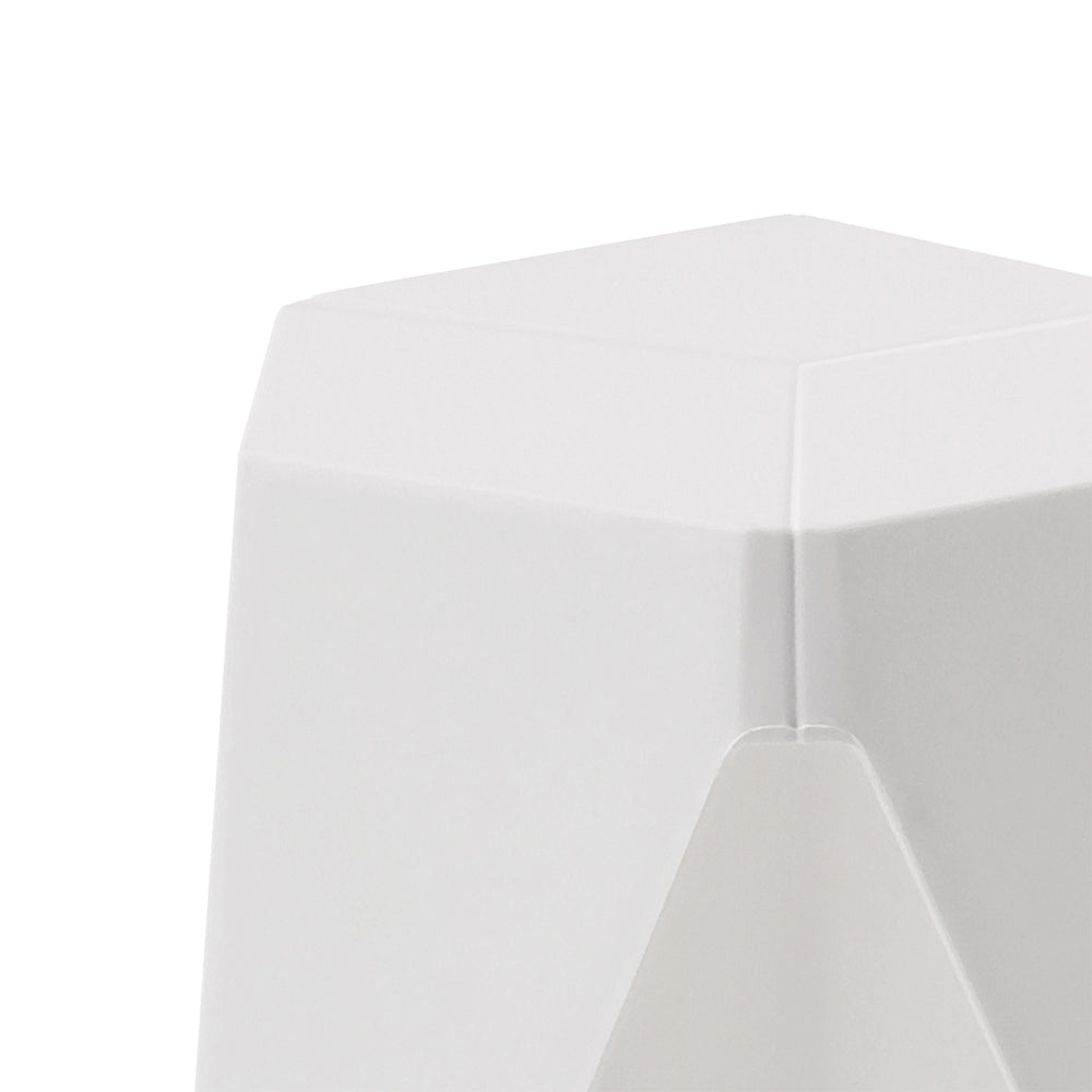 Artiss 2x Bar Stools Puzzle Plastic Foot Stool White-3