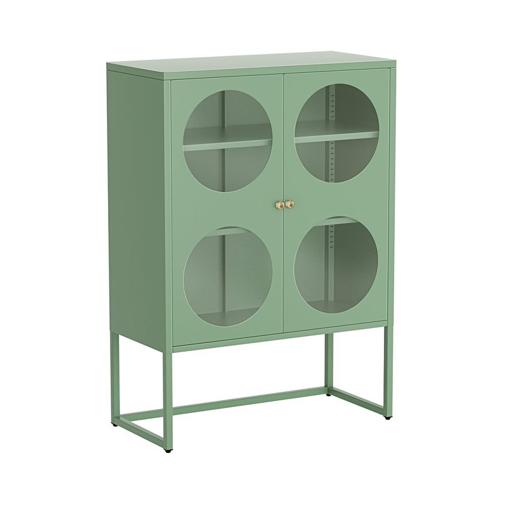 ArtissIn Buffet Sideboard Metal Cabinet - ELLA Green-0