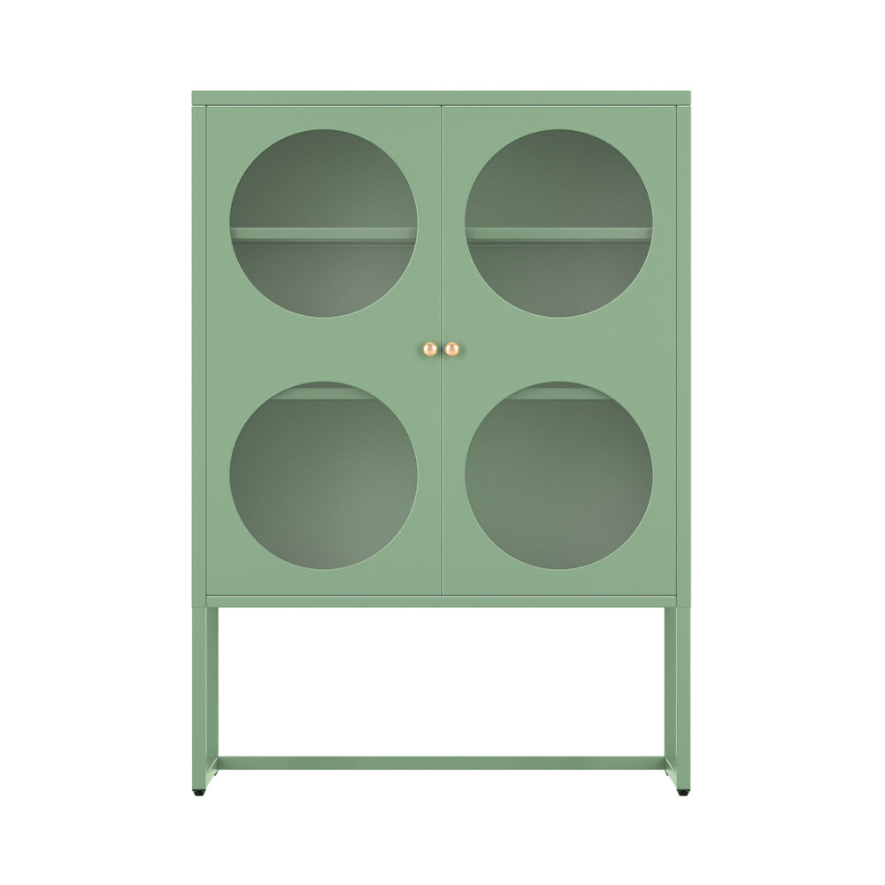 ArtissIn Buffet Sideboard Metal Cabinet - ELLA Green-2