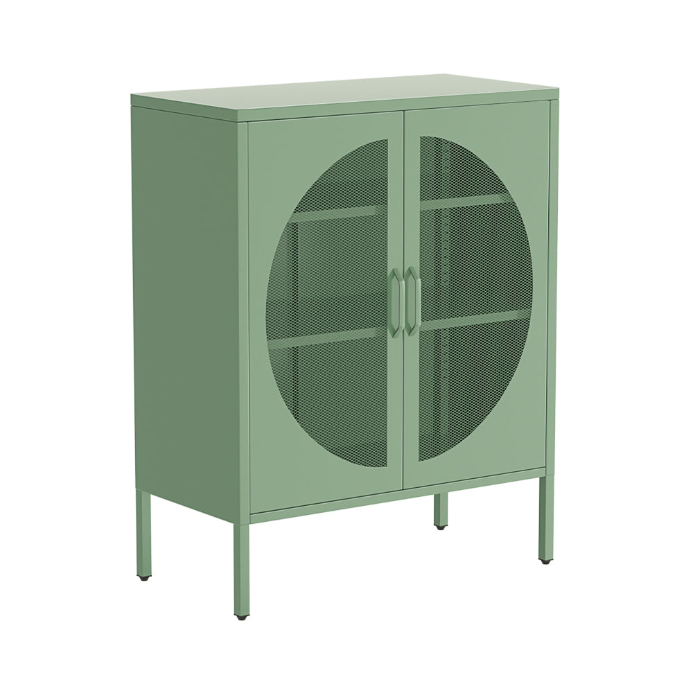 ArtissIn Buffet Sideboard Metal Cabinet - ELSA Green-0