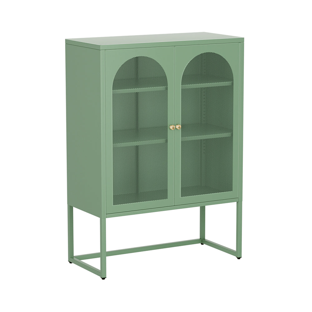 ArtissIn Buffet Sideboard Metal Cabinet - ELMA Green-0