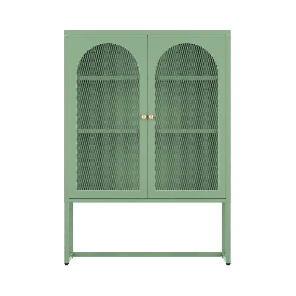 ArtissIn Buffet Sideboard Metal Cabinet - ELMA Green-2