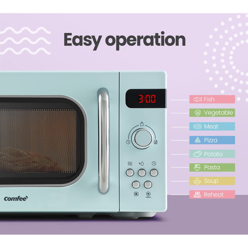 Comfee 20L Microwave Oven 800W Green-3